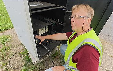 Polizei im Einsatz - Tatort Straße